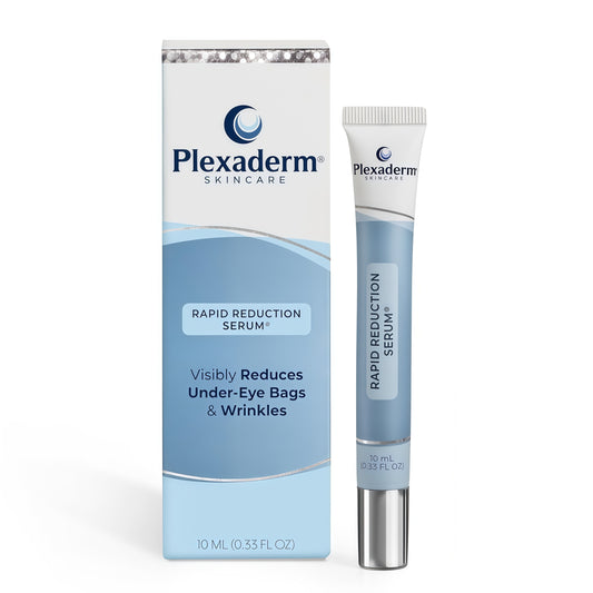 Plexaderm Rapid Reduction Serum - Visibly Reduces Under-Eye Bags & Wrinkles Instant eye serum that visibly reduces under-eye bags, puffiness, wrinkles & dark circles in minutes, lasting up to 10 hours