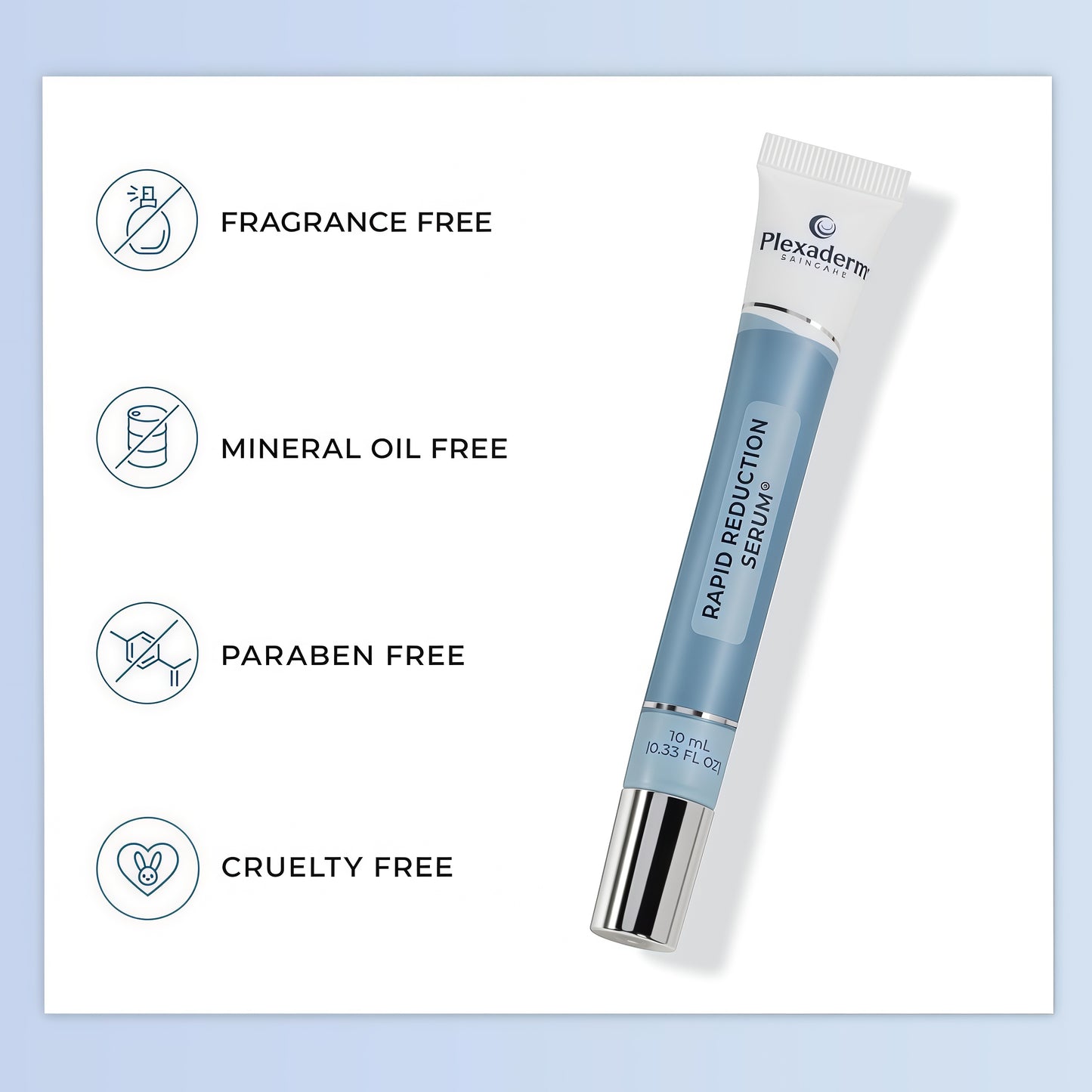 Plexaderm Rapid Reduction Serum - Visibly Reduces Under-Eye Bags & Wrinkles Instant eye serum that visibly reduces under-eye bags, puffiness, wrinkles & dark circles in minutes, lasting up to 10 hours