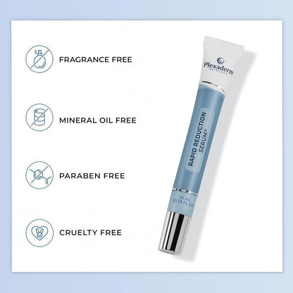 Plexaderm Rapid Reduction Serum - Visibly Reduces Under-Eye Bags & Wrinkles Instant eye serum that visibly reduces under-eye bags, puffiness, wrinkles & dark circles in minutes, lasting up to 10 hours